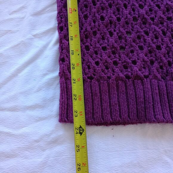 American Eagle Y2K LooseOpen Weave Sweater XL Wool Blend Nordic Faire Isle Look - Picture 8 of 9